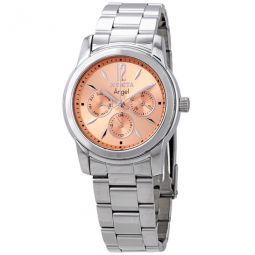 Angel Multi-Function Apricot Dial Ladies Watch