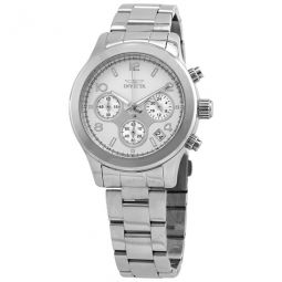 Angel Chronograph Silver Dial Ladies Watch