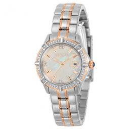 Angel White Mother of Pearl Dial Quartz Ladies Watch