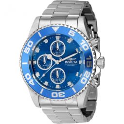 Pro Diver Chronograph Quartz Blue Dial Mens Watch