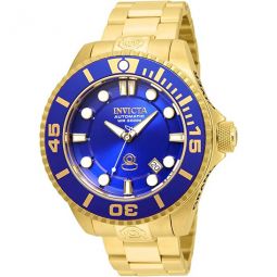Pro Diver Automatic Blue Dial Gold-plated Mens Watch