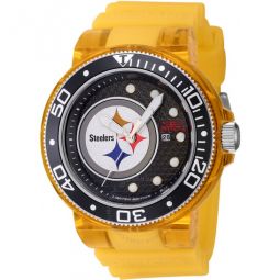 NFL Pittsburgh Steelers Quartz Silver Dial Mens Watch