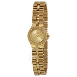 Wildflower Gold Dial Gold-plated Ladies Watch