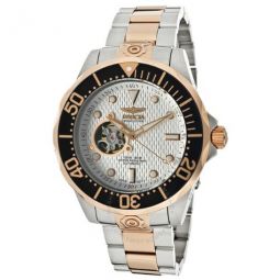 Pro Diver Automatic White Dial Two-tone Stainless Steel Mens Watch