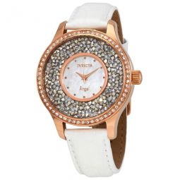 Angel White Mother of Pearl Dial Ladies Watch