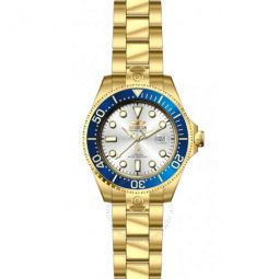 Grand Diver Automatic Silver Dial 18kt Gold Ion-plated