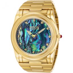 Reserve Slim Mother of Pearl Green and Blue Dial Quartz Mens Watch