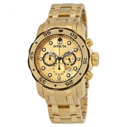 Pro Diver Chronograph Champagne Dial Mens Watch