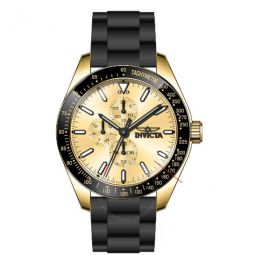 Aviator GMT Gold-tone Dial Mens Watch