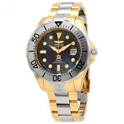 Pro Diver Automatic Black Mother of Pearl Mens Watch