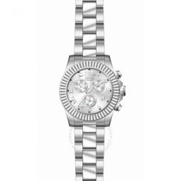 Pro Diver Chronograph Silver Dial Stainless Steel Ladies Watch