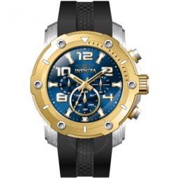 Pro Diver Chronograph GMT Quartz Blue Dial Mens Watch
