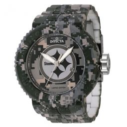 NFL Pittsburgh Steelers Quartz Date Camouflage Mens Watch