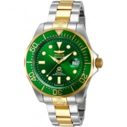 Open Box - Pro Diver Green Dial Stainless Steel Mens Watch