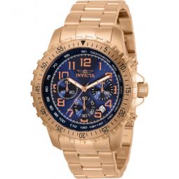 Specialty Chronograph Quartz Blue Dial Mens Watch