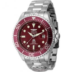Pro Diver Date Automatic Red Dial Mens Watch