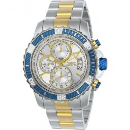 Pro Diver Chronograph Silver Dial Mens Watch