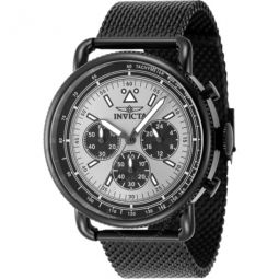 Speedway Zager Exclusive Chronograph Quartz Silver Dial Mens Watch