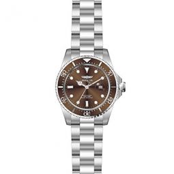 Pro Diver Brown Dial Stainless Steel Mens Watch