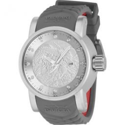 S1 Rally Dragon Date Quartz Silver Dial Mens Watch