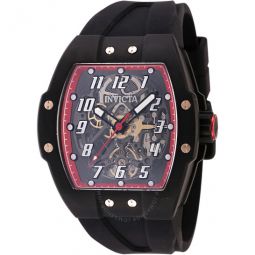 Jm Correa Automatic Transparent Dial Mens Watch