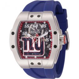 Nfl New York Giants Automatic Red Dial Mens Watch