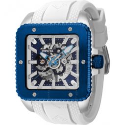 Cuadro Hand Wind Blue Dial Mens Watch