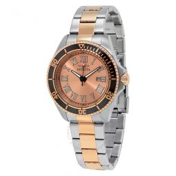 Pro Diver Rose Dial Two-tone Mens Watch