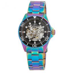 Pro Diver Automatic Black Dial Iridescent Mens Watch