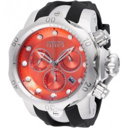 Venom Chronograph Date Quartz Orange Dial Mens Watch