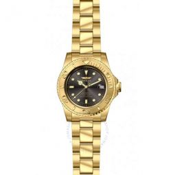 Pro Diver Black Dial Gold Ion-plated Mens Watch