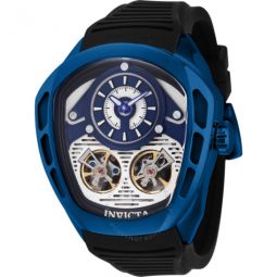 Akula Automatic White and Blue Dial Mens Watch
