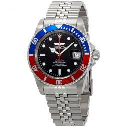 Pro Diver Automatic Pepsi Bezel Black Dial Mens Watch