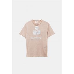 Zewel Shiny Marant T Shirt - Pearl Rose/Silver