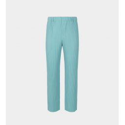 Colour Pleats Pleated Pants - Aqua Blue