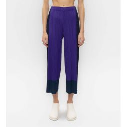 Ensemble Pleats Pants - Purple