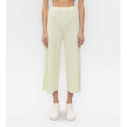 Mellow Pleats Pants - Apple Green