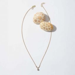 Single Pearl Dove Necklace