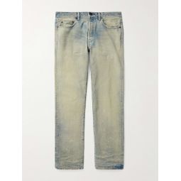 The Daze Slim-Fit Bleached Denim Jeans