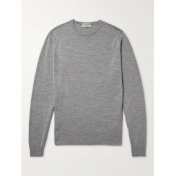 Lundy Slim-Fit Melange Merino Wool Sweater