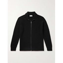 Thatch Recycled-Cashmere and Merino Wool-Blend Zip-Up Cardigan