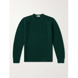 Upson Ribbed Merino Wool and Recycled Cashmere-Blend Sweater