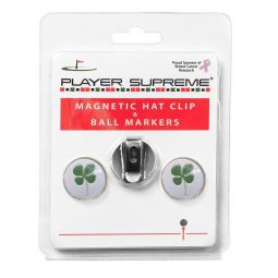 JP Lann Player Supreme Hat Clip and Ball Marker Set