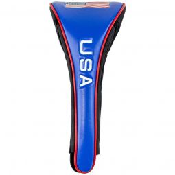 USA Patriot Flag Driver Head Cover With Magnetic Closure