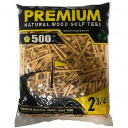 Player Supreme Natural Golf Tees 2 3/4 500 Pack