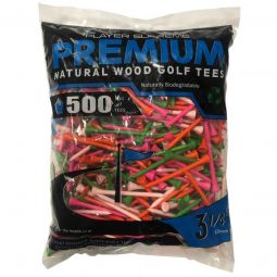 Player Supreme Neon Golf Tees 3 1/4 500 Pack