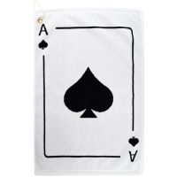 Player Supreme Ace of Spades Golf Towel