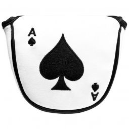 Player Supreme Ace of Spades Magnetic Mallet Putter Headcover