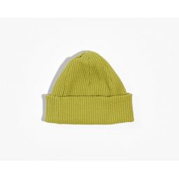 Waffle Knit Cap - Lime