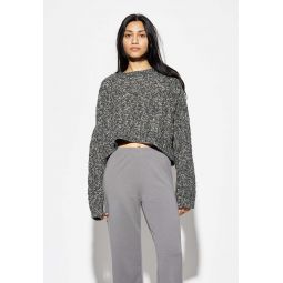 Textured Blake Sweater - Speckled Charcoal
